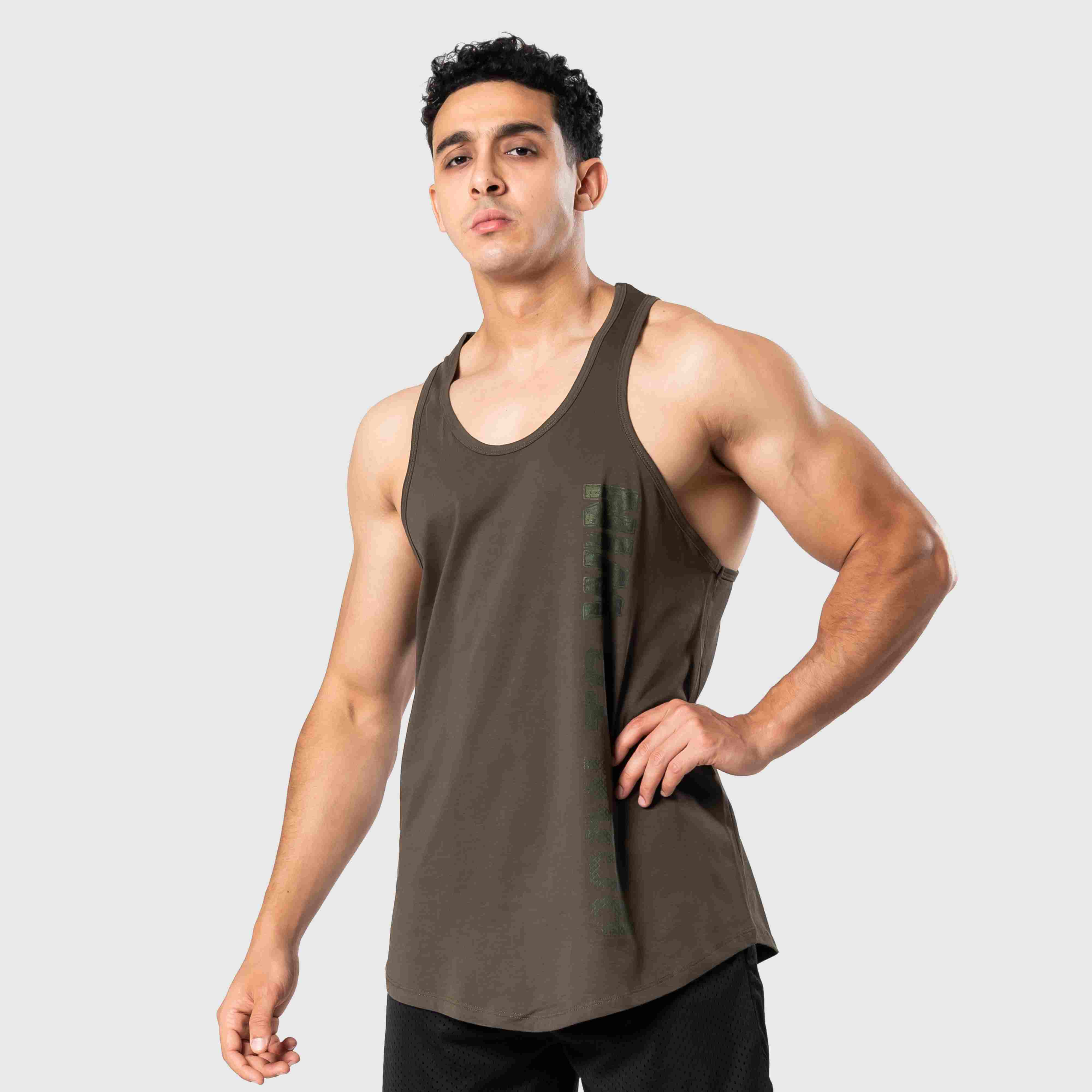 BORN TO WIN D-GREEN TANK